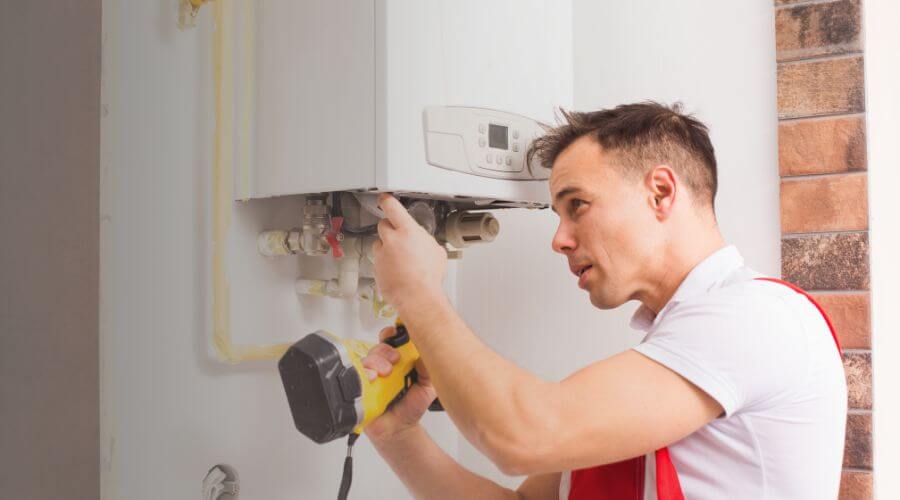 Local tankless water heater installation in Beecher City, IL